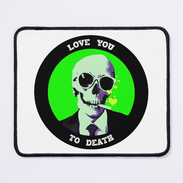 Item preview, Love You To Death Valentine Pop Art Skull designed and sold by PVSKI.