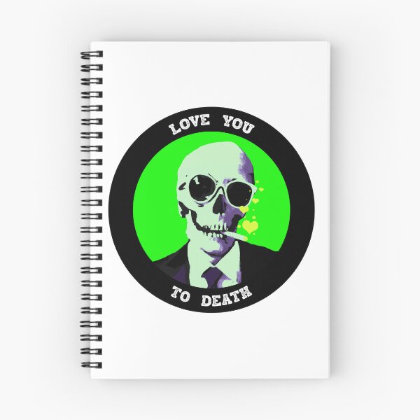 Item preview, Love You To Death Valentine Pop Art Skull designed and sold by PVSKI.