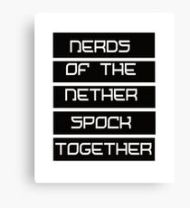 Nerds of the Nether Canvas Print