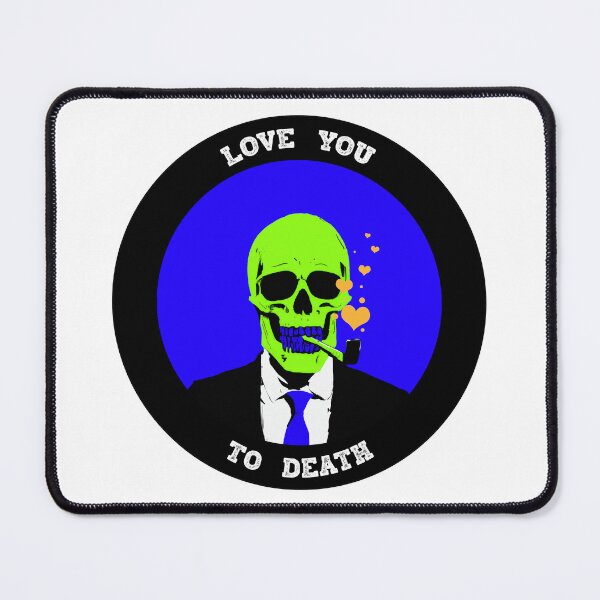 Artikelvorschau, Love You To Death Valentine Pop Art Skull entworfen und verkauft von PVSKI.