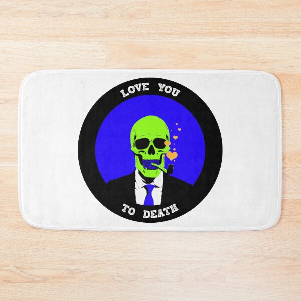Item preview, Love You To Death Valentine Pop Art Skull designed and sold by PVSKI.