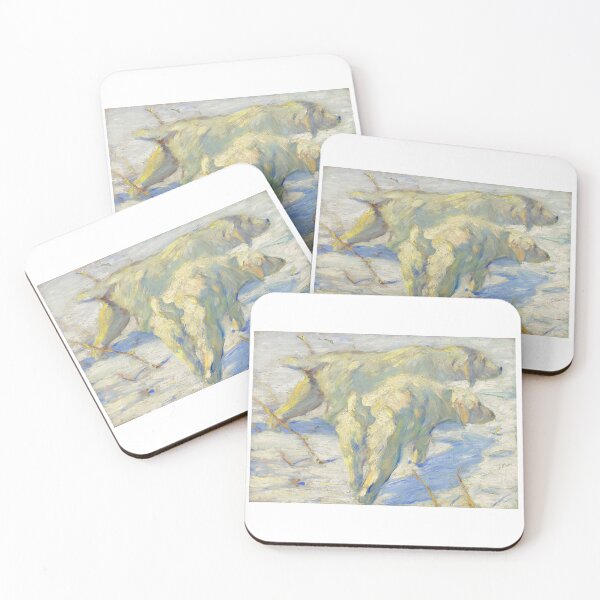 Item preview,  Franz Marc Art Prints  Siberian Dogs in the Snow   Franz Marc  designed and sold by TeeARTHY.