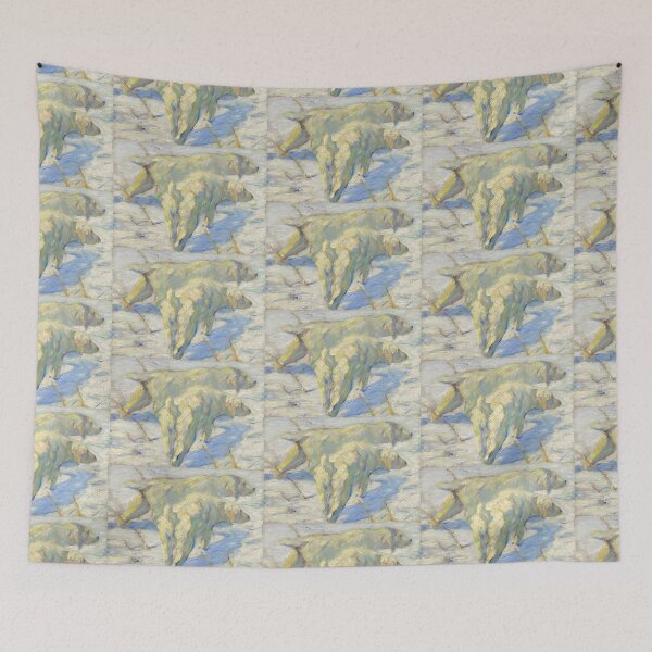 Item preview,  Franz Marc Art Prints  Siberian Dogs in the Snow   Franz Marc  designed and sold by TeeARTHY.