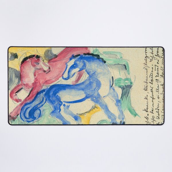 Item preview, Franz Marc Art Prints Red and Blue Horse Franz Marc designed and sold by TeeARTHY.