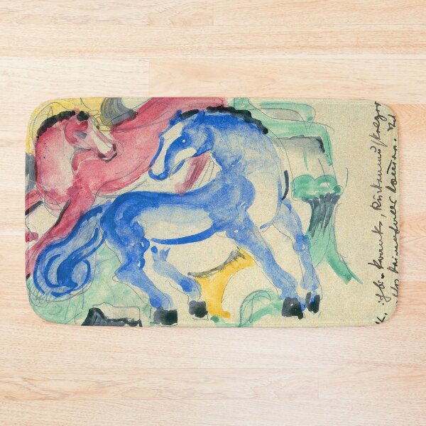 Item preview, Franz Marc Art Prints  Red and Blue Horse Franz Marc  designed and sold by TeeARTHY.