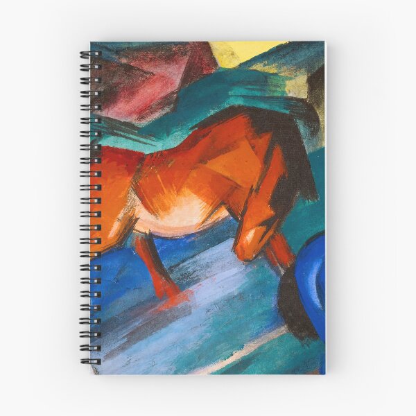 Item preview, Franz Marc Art Prints   Red and blue horse  Franz Marc  designed and sold by TeeARTHY.