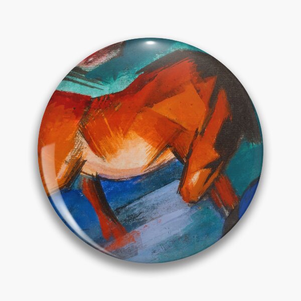 Item preview, Franz Marc Art Prints   Red and blue horse  Franz Marc  designed and sold by TeeARTHY.