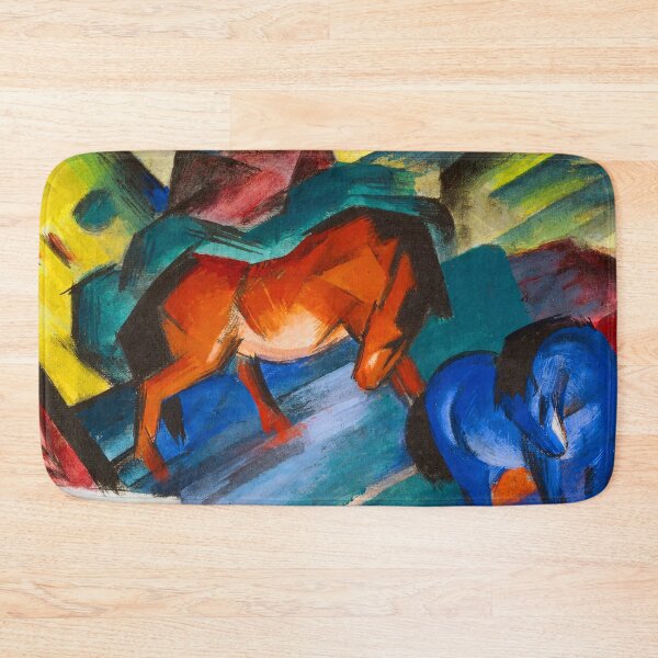 Item preview, Franz Marc Art Prints   Red and blue horse  Franz Marc  designed and sold by TeeARTHY.
