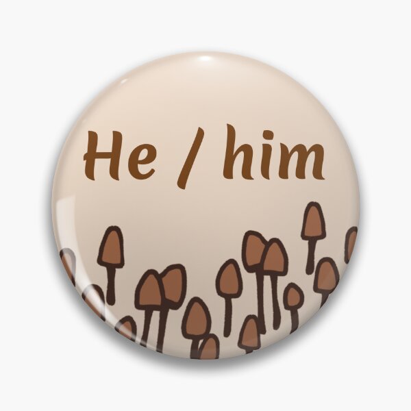 Item preview, He/Him Pronoun Button designed and sold by HavenAlethea.