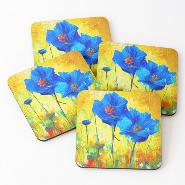 Item preview, Exploring Imaginary Worlds: The Vibrant Himalayan Blue Poppy III designed and sold by Rocky Mountain Artistry.