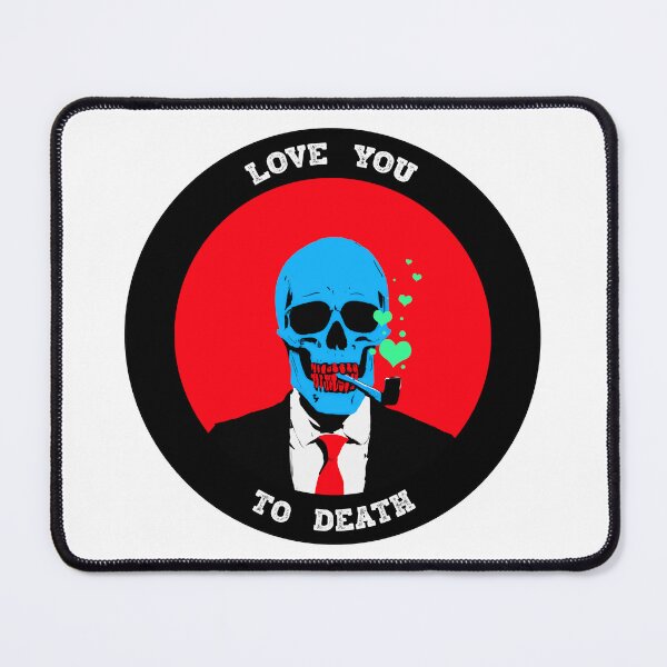 Artikelvorschau, Love You To Death Valentine Pop Art Skull entworfen und verkauft von PVSKI.
