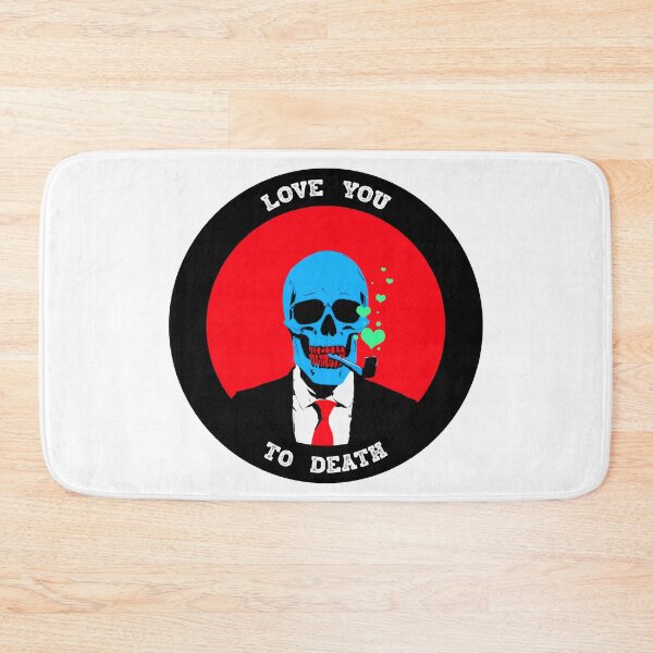 Item preview, Love You To Death Valentine Pop Art Skull designed and sold by PVSKI.