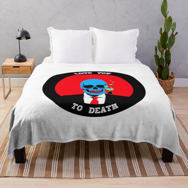 Item preview, Love You To Death Valentine Pop Art Skull designed and sold by PVSKI.