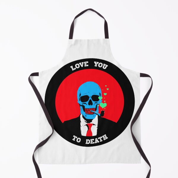 Aperçu de l'œuvre Love You To Death Valentine Pop Art Skull créée et vendue par PVSKI.