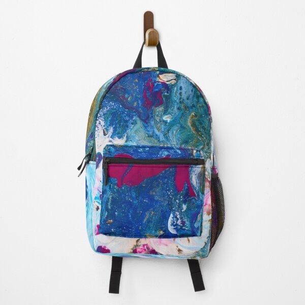 Item preview, Colorful Blue, Gold and Pink Paint Splatter  designed and sold by Reynareyna.