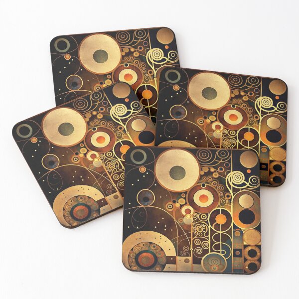 Item preview, Abstraction Klimt style No. 2 designed and sold by AGliveshop.