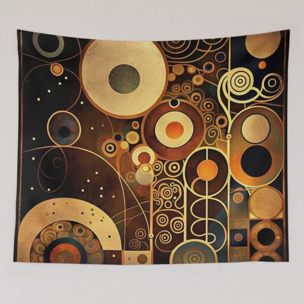 Item preview, Abstraction Klimt style No. 2 designed and sold by AGliveshop.