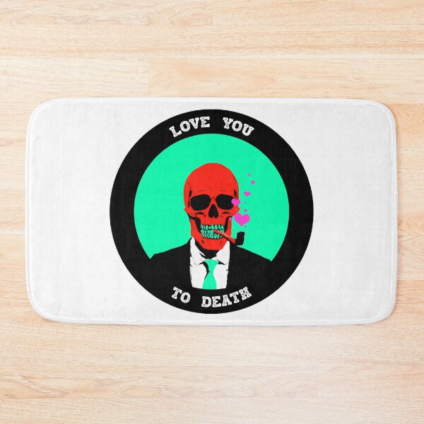 Item preview, Love You To Death Valentine Pop Art Skull designed and sold by PVSKI.