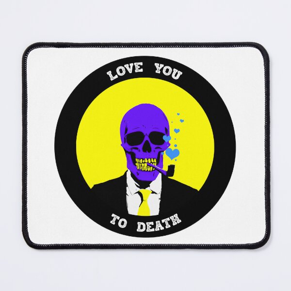 Artikelvorschau, Love You To Death Valentine Pop Art Skull entworfen und verkauft von PVSKI.