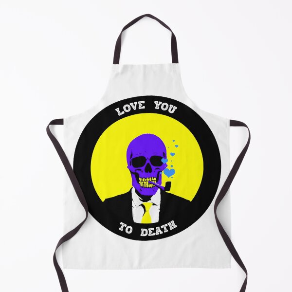 Aperçu de l'œuvre Love You To Death Valentine Pop Art Skull créée et vendue par PVSKI.