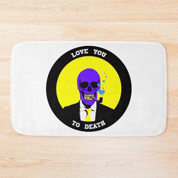 Item preview, Love You To Death Valentine Pop Art Skull designed and sold by PVSKI.