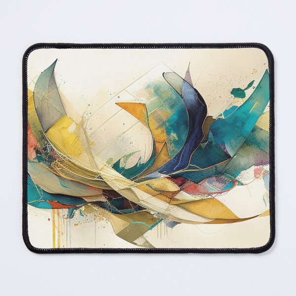 Item preview, Colorful abstract shapes geometry watercolor designed and sold by RK - Shop.