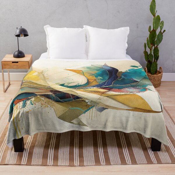 Item preview, Colorful abstract shapes geometry watercolor designed and sold by RK - Shop.