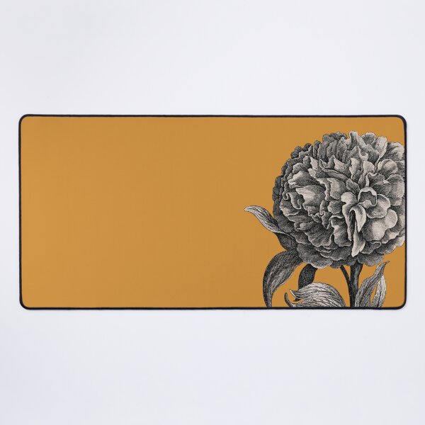 Artikelvorschau, Pfingstrosen-Blumen-Vintage moderne botanische Blumenillustration auf Buttertoffee entworfen und verkauft von kierkegaard.