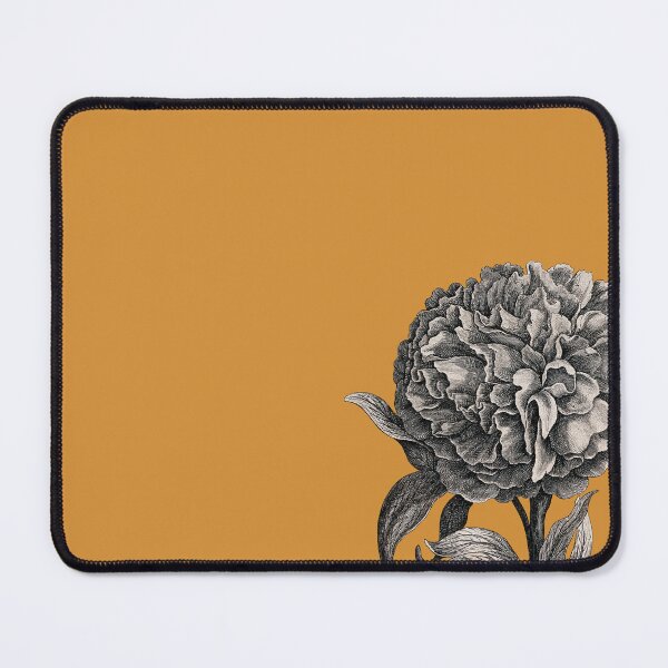 Artikelvorschau, Pfingstrosen-Blumen-Vintage moderne botanische Blumenillustration auf Buttertoffee entworfen und verkauft von kierkegaard.