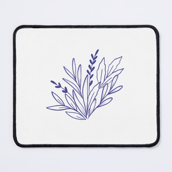 Item preview, indigo colored leaves designed and sold by flowerheadria.