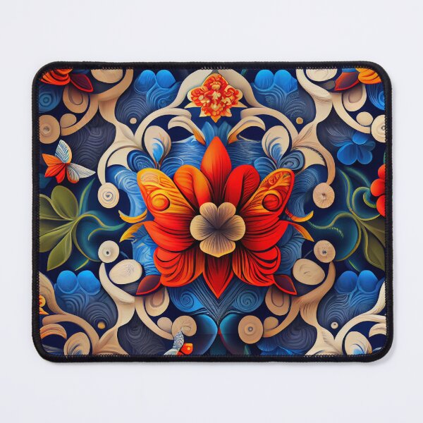 Aperçu de l'œuvre Fantasia floral créée et vendue par VYDIART.