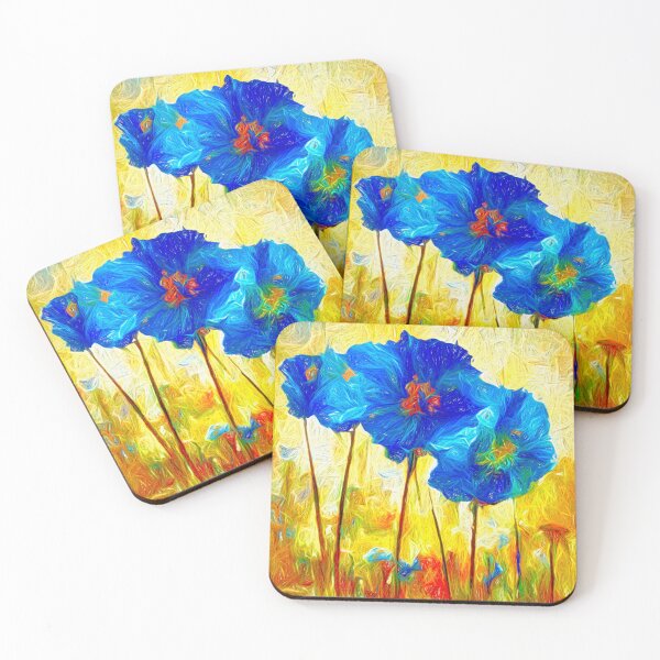 Item preview, Exploring Imaginary Worlds: The Vibrant Himalayan Blue Poppy II designed and sold by Rocky Mountain Artistry.