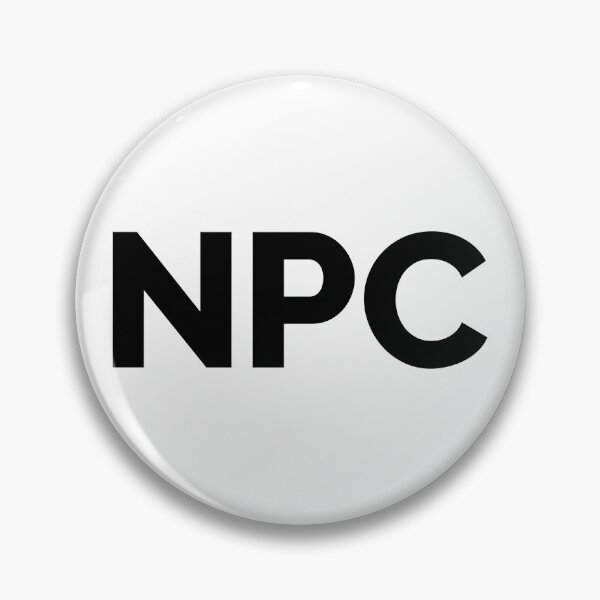 Item preview, NPC (Non-Player Character) - Black Text designed and sold by STUDIO-72.