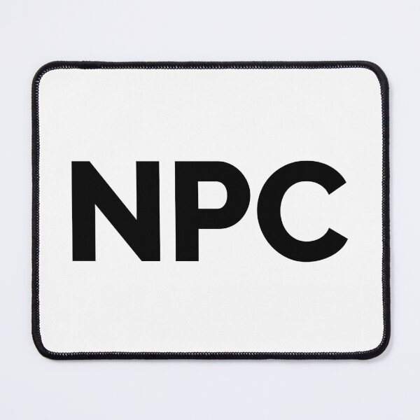 Item preview, NPC (Non-Player Character) - Black Text designed and sold by STUDIO-72.