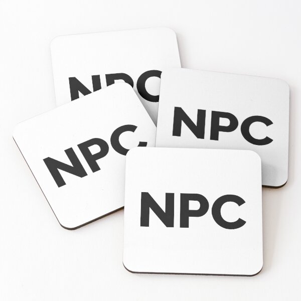 Item preview, NPC (Non-Player Character) - Black Text designed and sold by STUDIO-72.