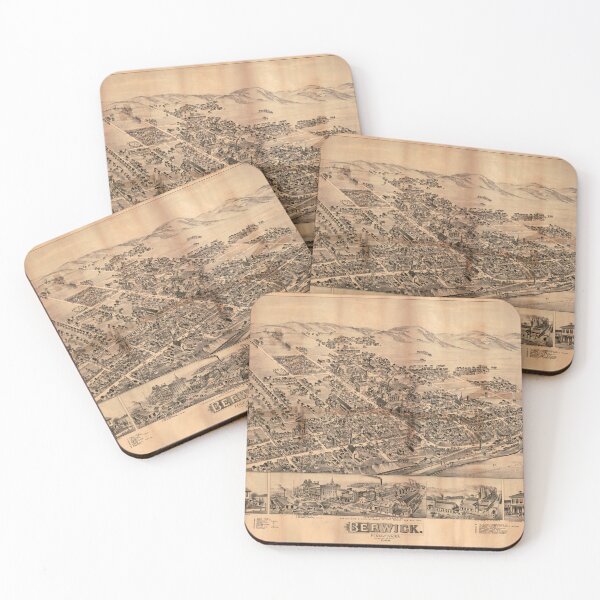 Item preview, Berwick, Pennsylvania (1884) designed and sold by allhistory.