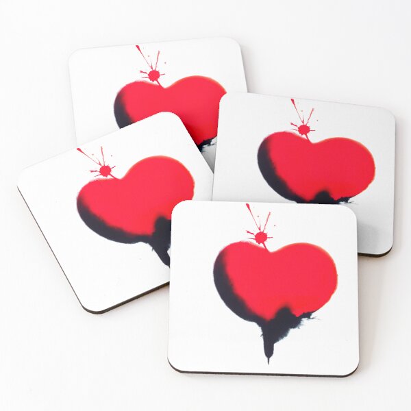 Item preview, The Very Cheerful Heart: Japanese-Scarlet Red designed and sold by ASwissBear.