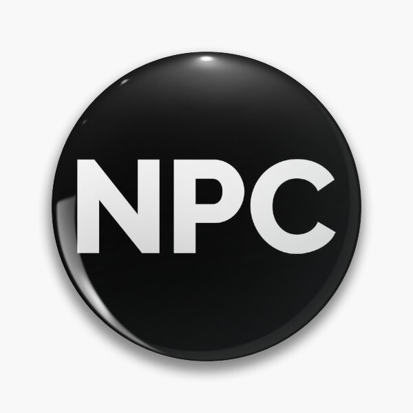 Item preview, NPC (Non-Player Character) - White Text designed and sold by STUDIO-72.