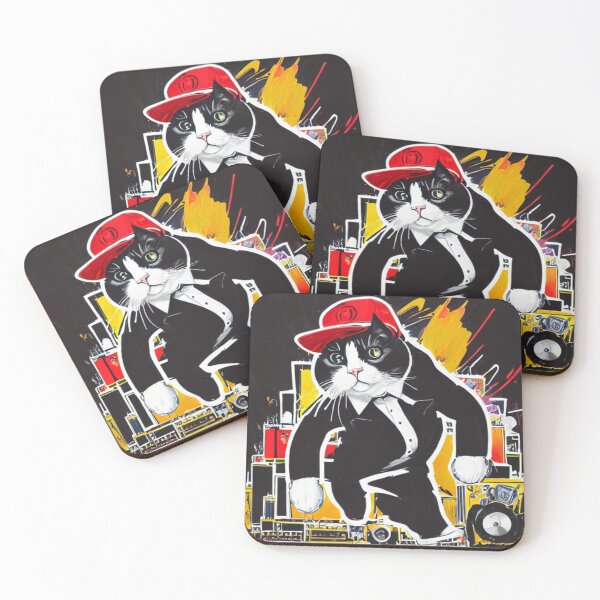 Item preview, The Black and White Beatmaker - The Cool Cat DJ - The Club King designed and sold by WBP Mart.