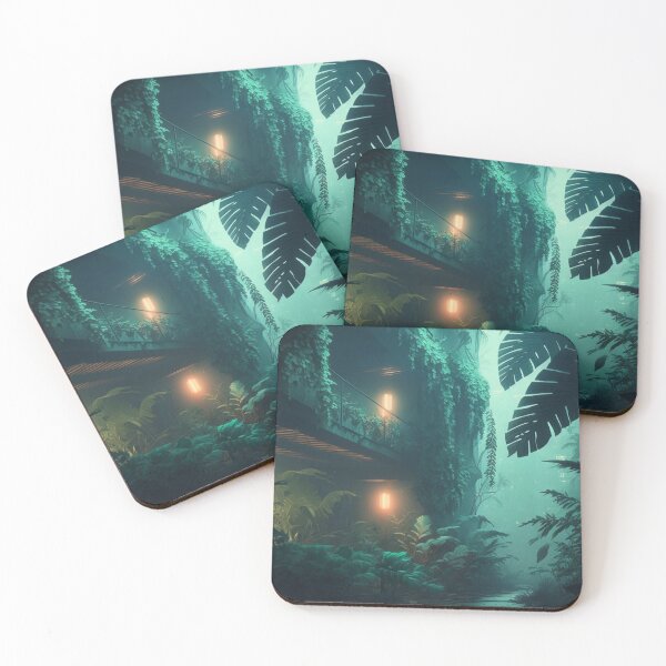 Item preview, Night in the Anime Jungle: Humidity Reigns in 8K Ultra-Realism designed and sold by Y-Elric-Y.