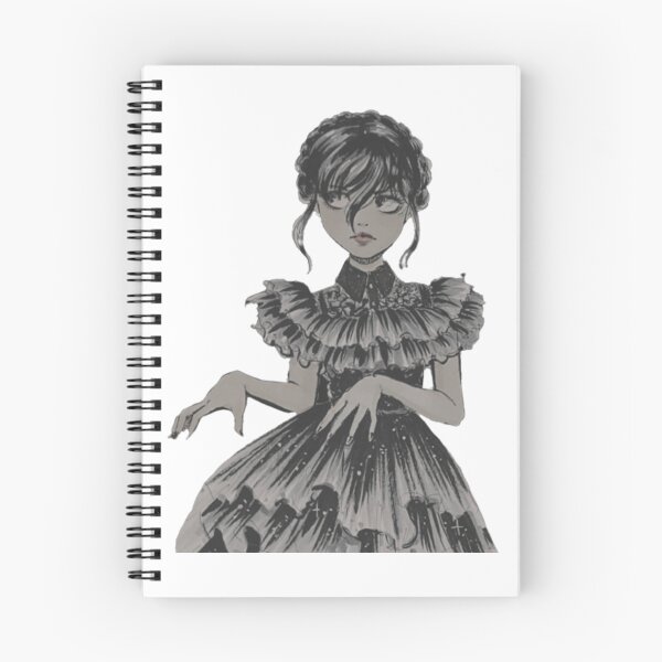 Aperçu de l'œuvre Mercredi Addams Jenna Ortega Addams Nevermore Wenclair Nightshades Mercredi Addams qoutes Wednesda créée et vendue par bonhwa88.