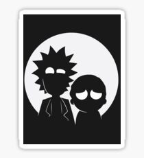 Rick and Morty (White) Sticker