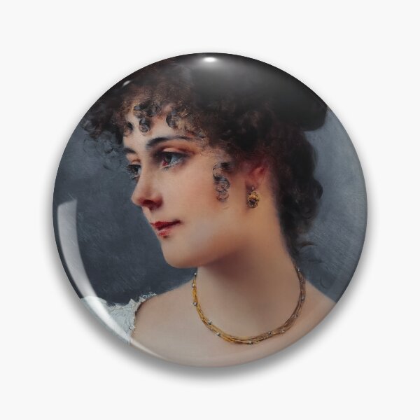 Item preview, A Young Beauty by Eugen von Blaas Remastered Xzendor7 Classical Art Old Masters Reproductions designed and sold by Xzendor7 Digital Art Creations.