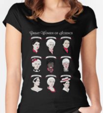 Cool Great Women of Science T Shirts Gifts for Womens Mens Fitted Scoop T-Shirt