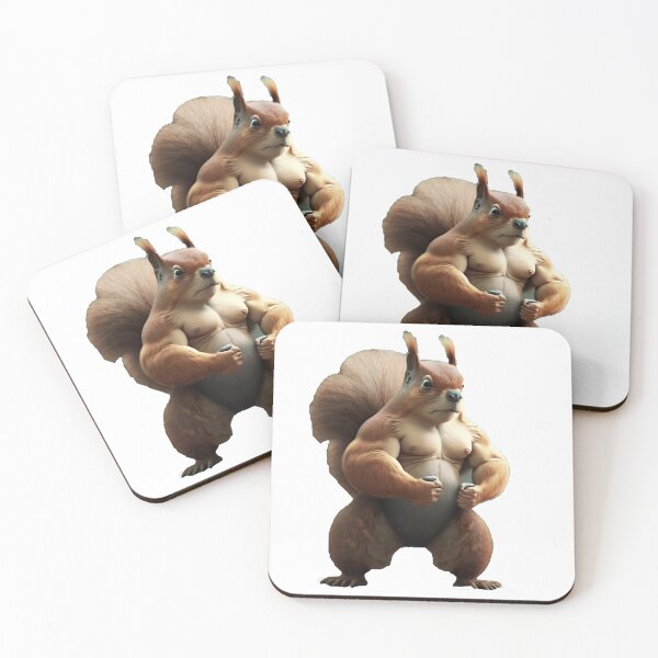 Item preview, Bodybuilder Angry Squirrel  designed and sold by OmniDeals.
