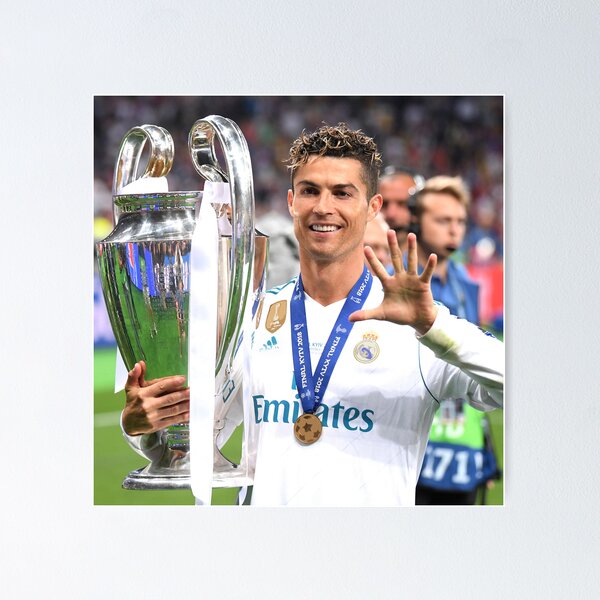 UEFA Champions League - Iconic Trophy Poster - Real Madrid CF