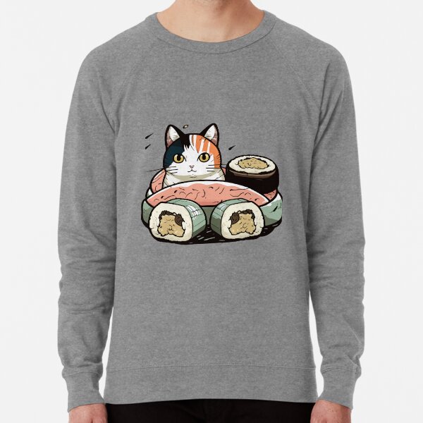 H&m sushi cat sweatshirt outlet