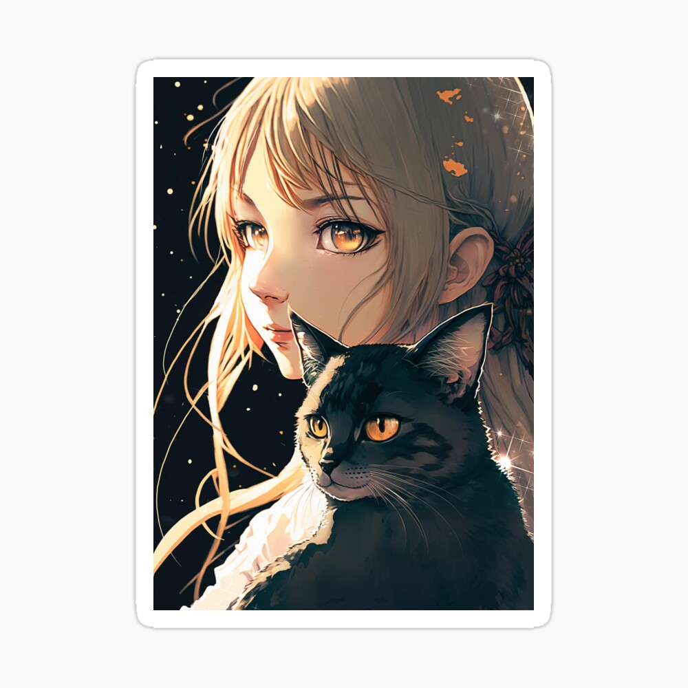 Random black cat portrait, hehe by catcake5 -- Fur Affinity [dot] net
