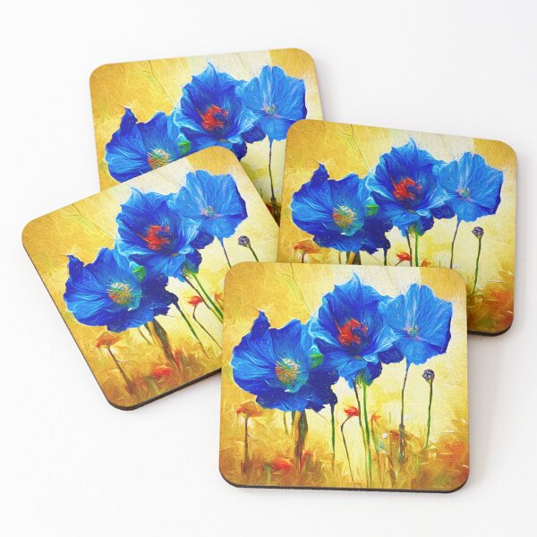 Item preview, Exploring Imaginary Worlds: The Vibrant Himalayan Blue Poppy I designed and sold by Rocky Mountain Artistry.