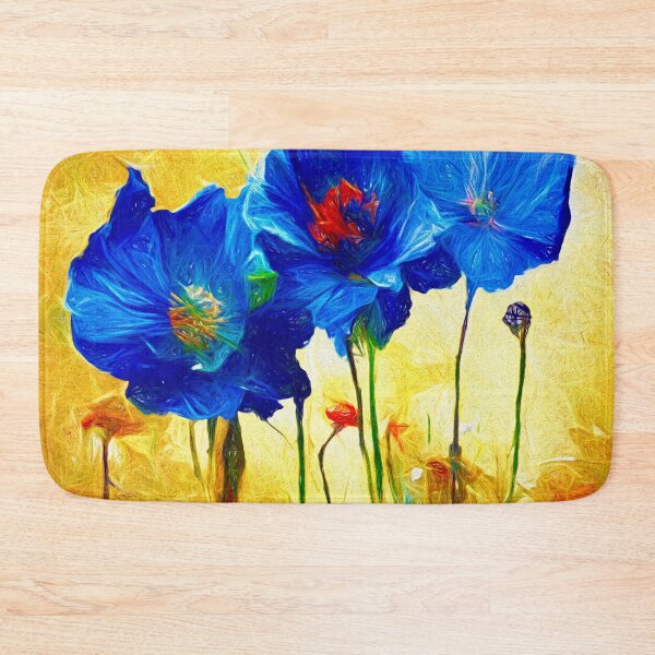 Item preview, Exploring Imaginary Worlds: The Vibrant Himalayan Blue Poppy I designed and sold by Rocky Mountain Artistry.